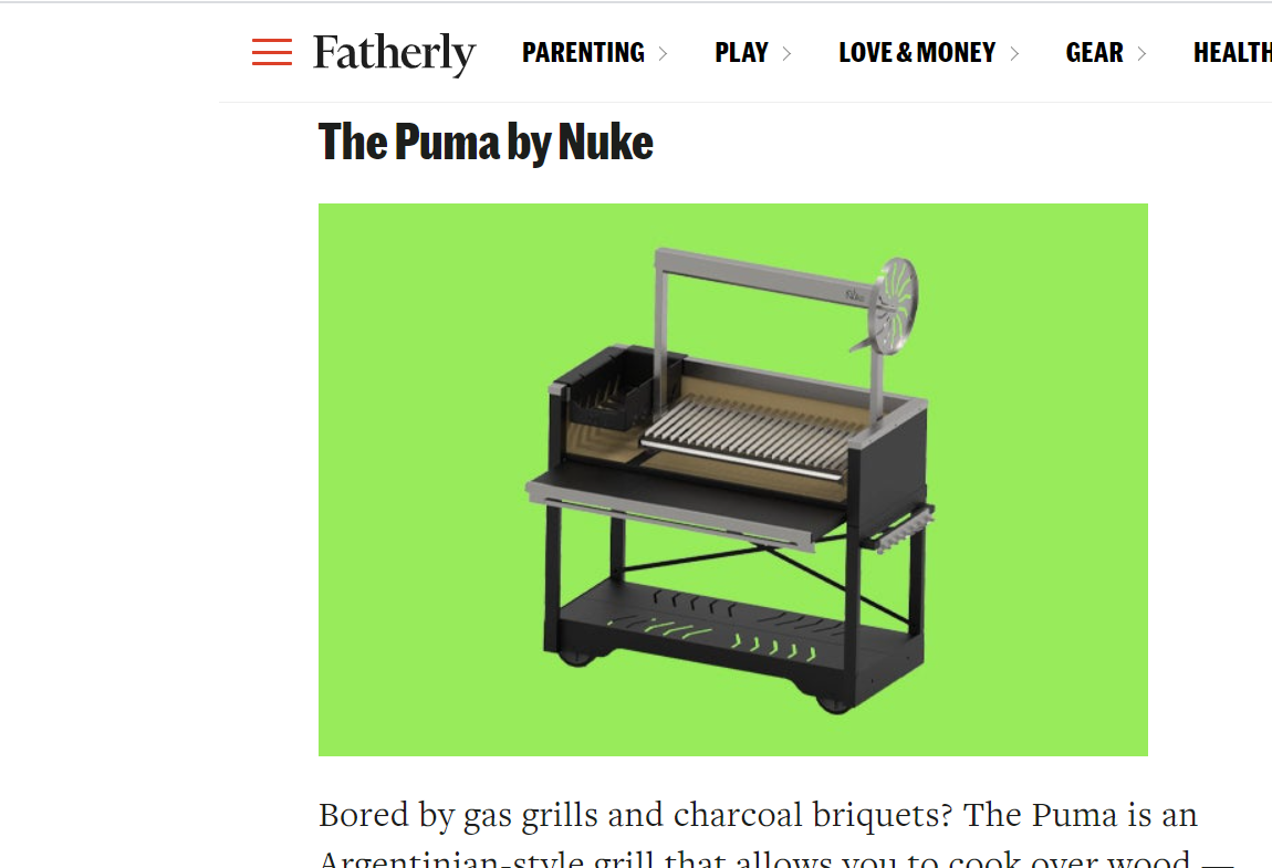 The Puma is Named "Best of the Backyard" by Fatherly.com