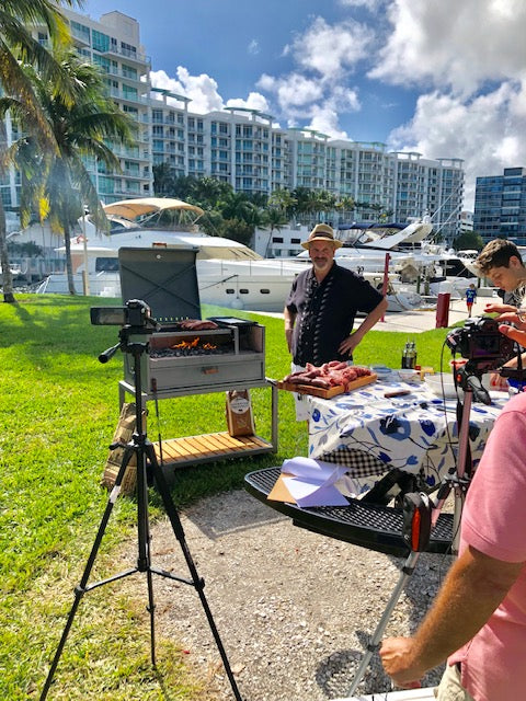 Filming and Grilling