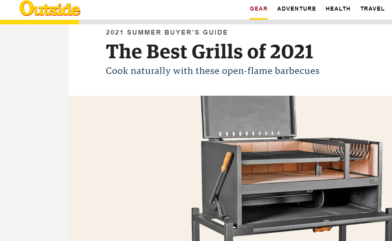 The Delta Leads Off Outside Magazine's "Best Grills of 2021"