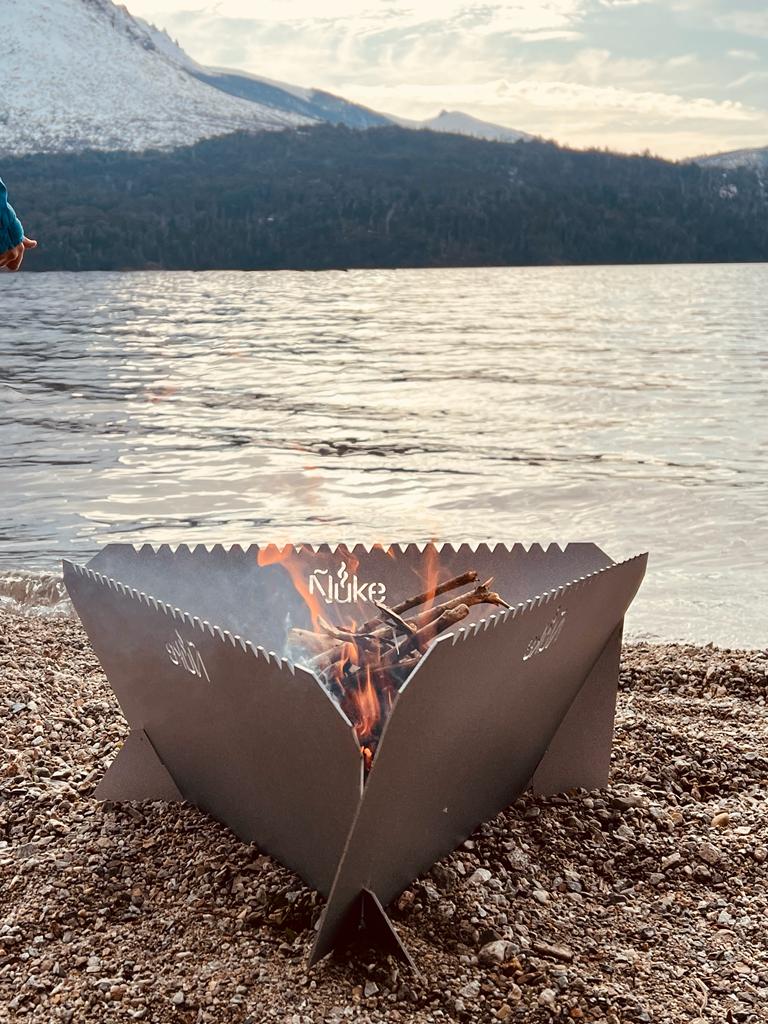 Onix 500 Fire Pit Grill -Folds Flat Firepit & Grill