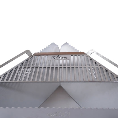 Onix 500 Fire Pit Grill -Folds Flat Firepit & Grill