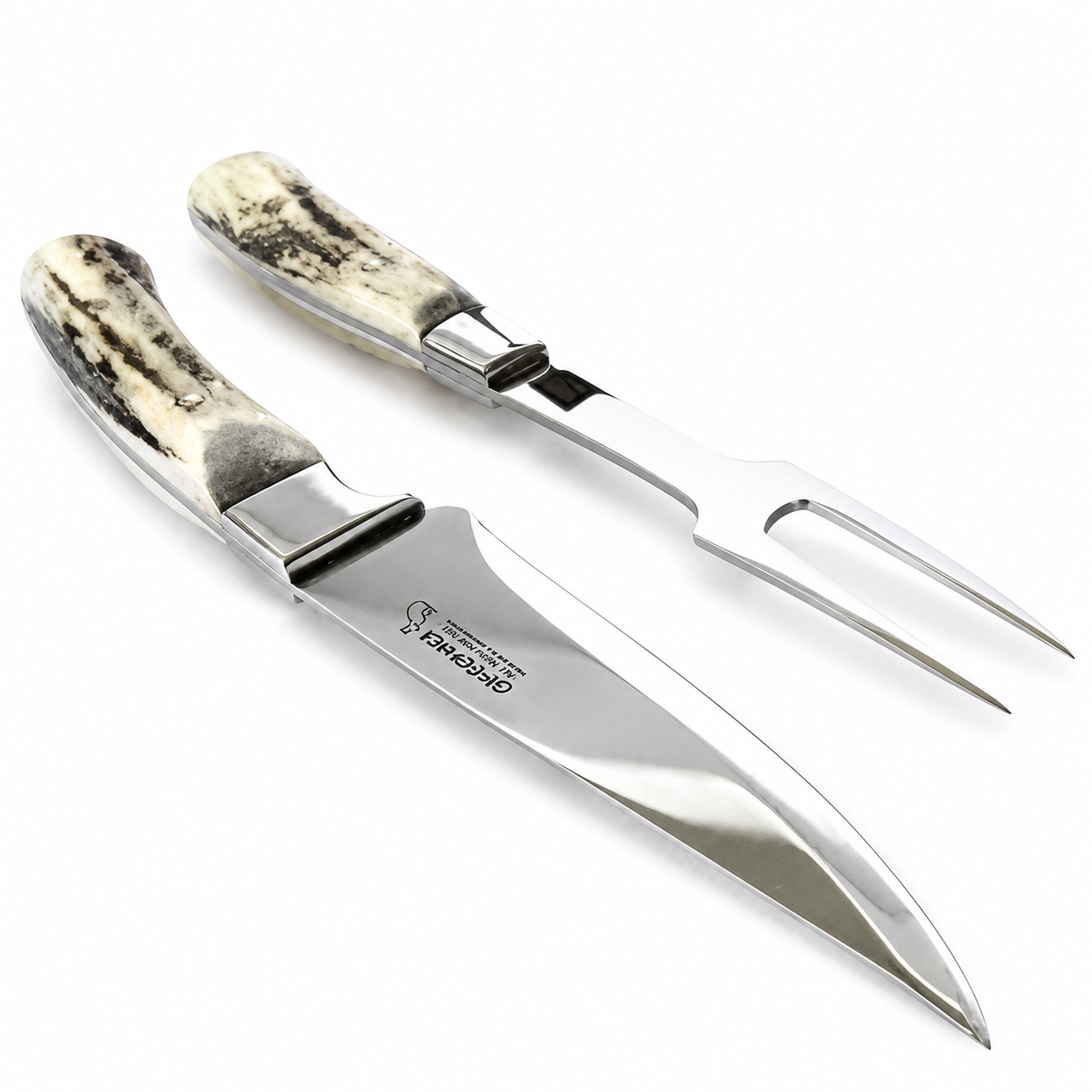 AC 95 Handcrafted Knife Set Deer Antler Handle – No Sheath Included