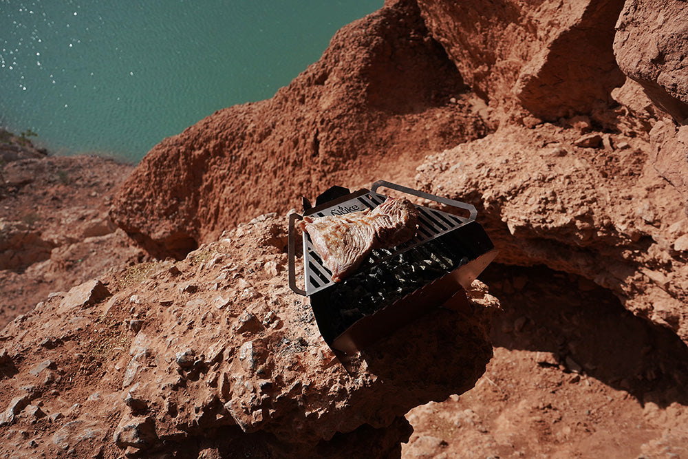 Onix 300 Fire Pit Grill - Folds Flat Firepit & Grill