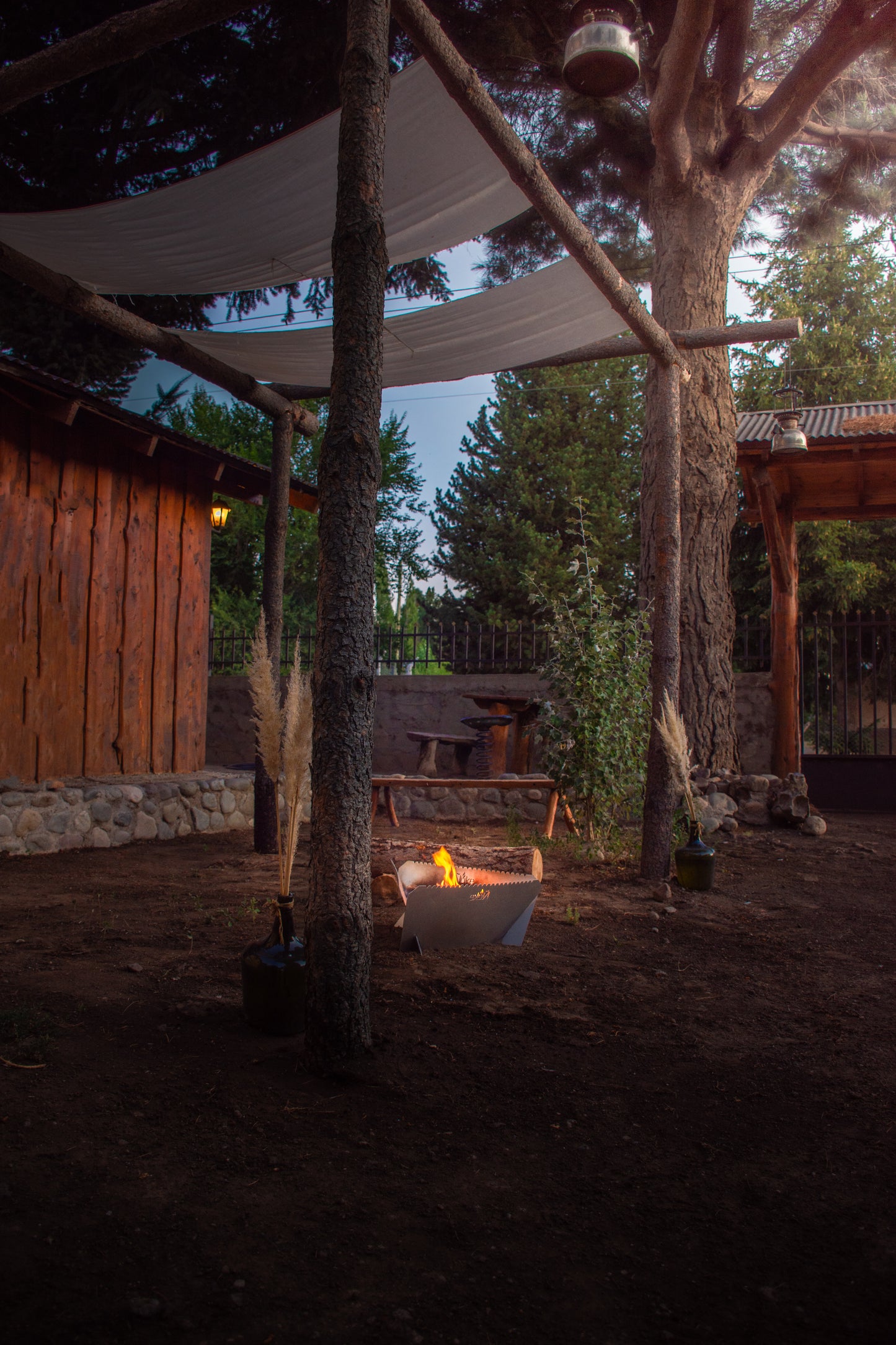 Onix 500 Fire Pit Grill -Folds Flat Firepit & Grill