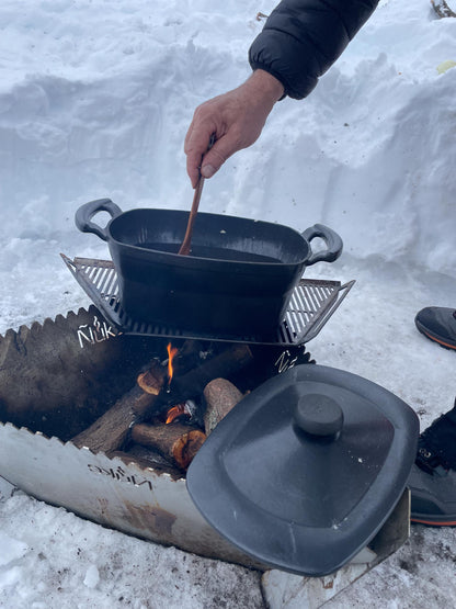 Onix 500 Fire Pit Grill -Folds Flat Firepit & Grill