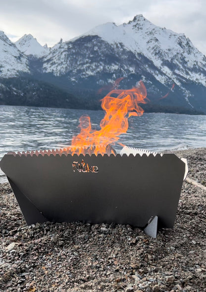 Onix 500 Fire Pit Grill -Folds Flat Firepit & Grill