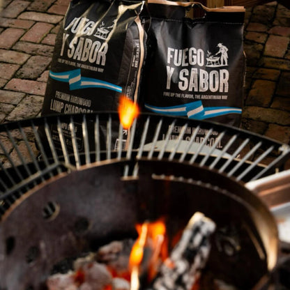 Fuego Y Sabor Premium Harwood Lump Charcoal, 17.6 lbs