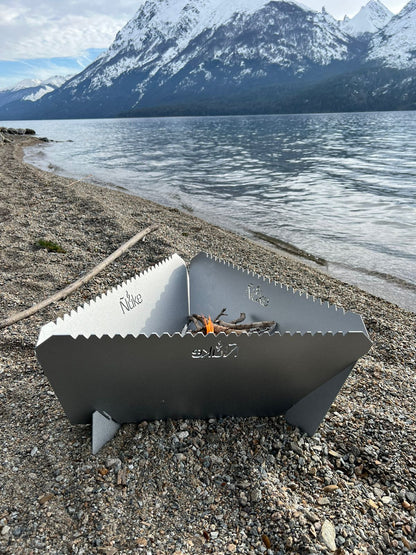 Onix 500 Fire Pit Grill -Folds Flat Firepit & Grill