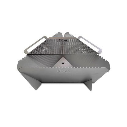 Onix 500 Fire Pit Grill -Folds Flat Firepit & Grill