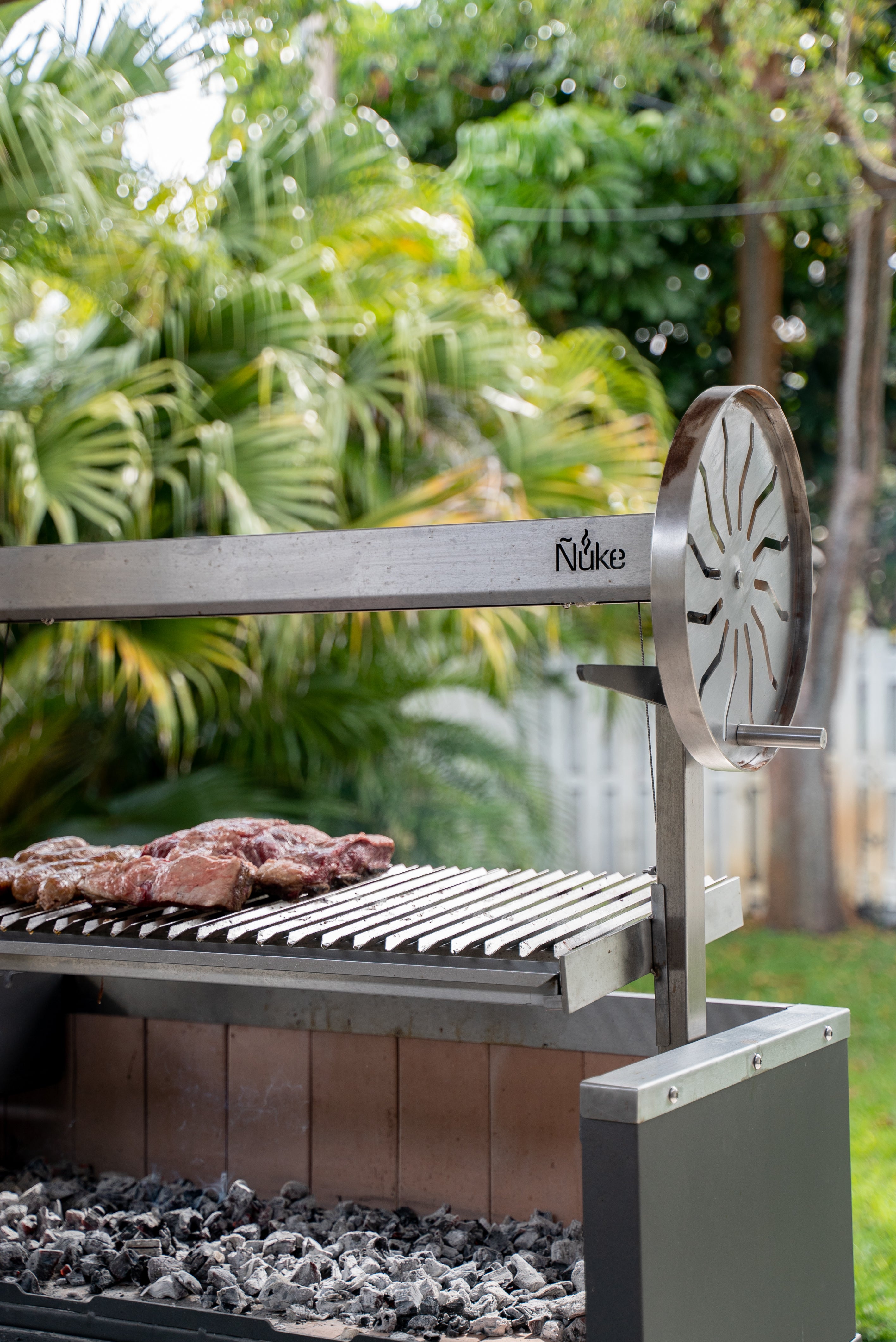 NATAL DESIGN × WOOD FUEL BOMBE 2P Gen.4 Ñuke Puma Santa Maria Grill – Argentine Wood Fire Gaucho Grill