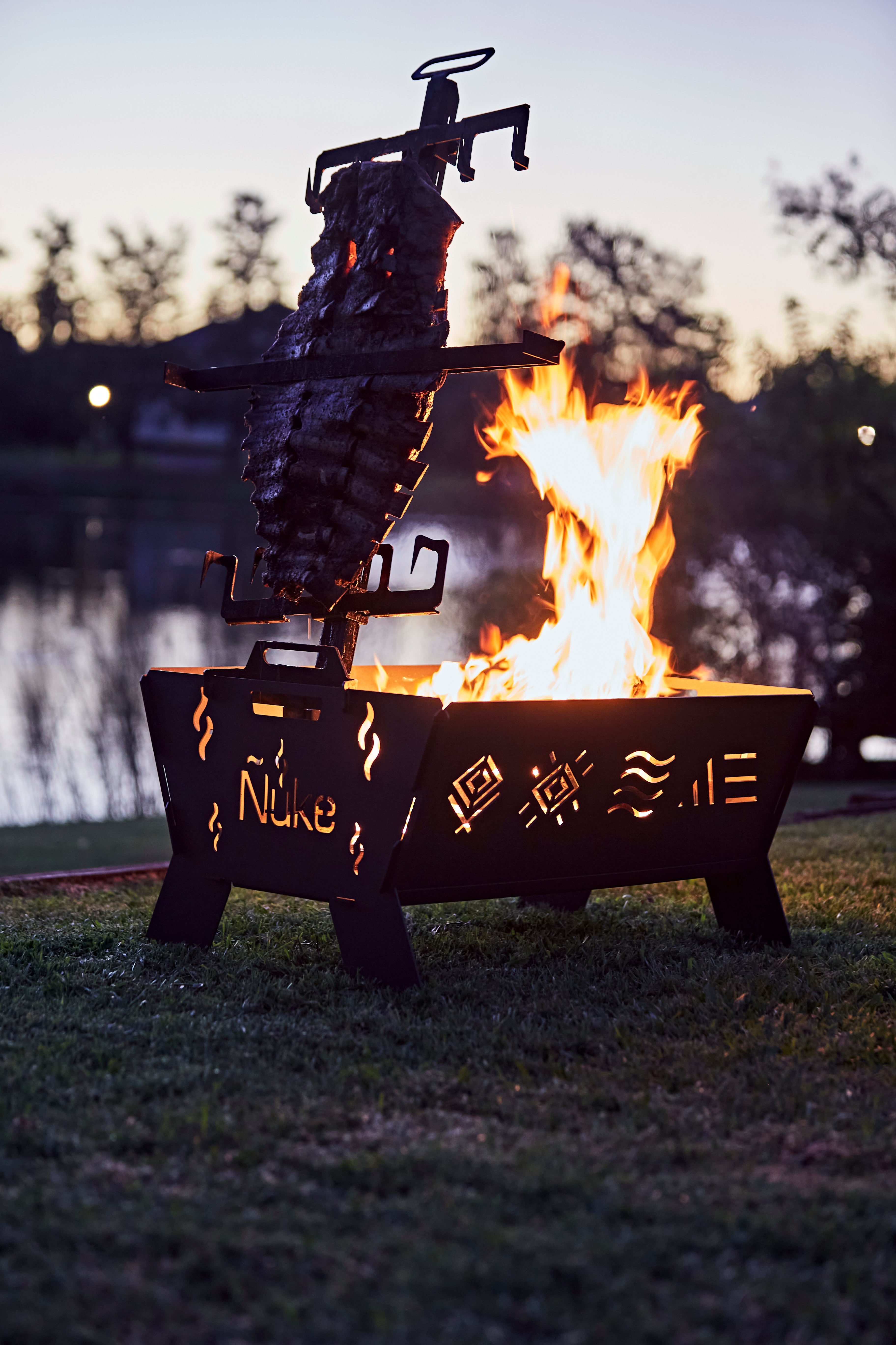 BBQ焼き台 公式】FIRE-PIT40 専用オプションEX OPTION｜焚火台｜鎌倉天幕